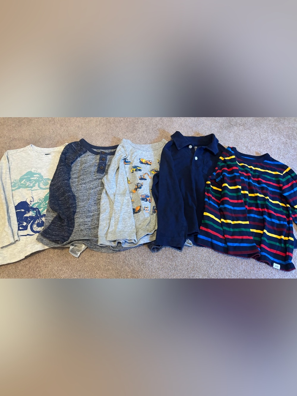 GAP Kids and Old Navy Long Sleeve Tees & Polo